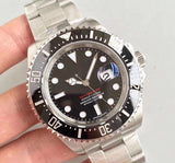 Rolex Sea-Dweller Usine 43mm Mer Rouge Céramique 904l Acier Suisse ETA 2824 Mouvement Automatique