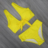 Maillot de bain taille haute Push Up -banana moon-