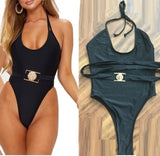 Néon Thong Maillot De Bain Une Pièce Tanga 2019 - Monokini Fused -