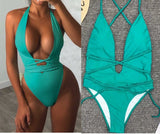 Néon Thong Maillot De Bain Une Pièce Tanga 2019 - Monokini Fused -