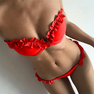 Sexy Fleurs Maillot De Bain Push Up Style Brésilien